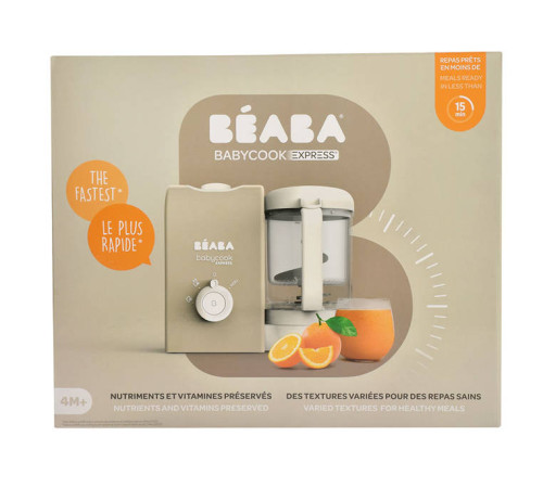 beaba 5992 Пароварка-блендер 4в1"babycook express" clay earth