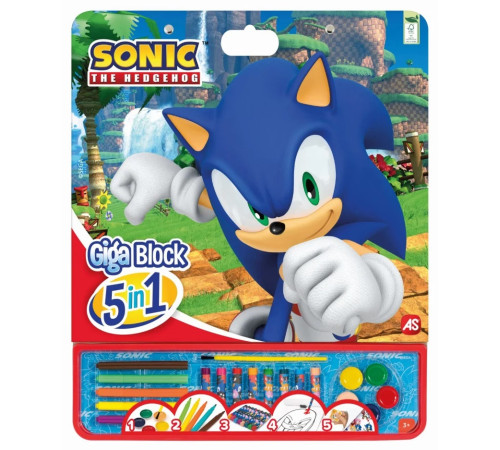  as kids 1023-62748 set pentru desen 5 în 1 "sonic the hedgehog"