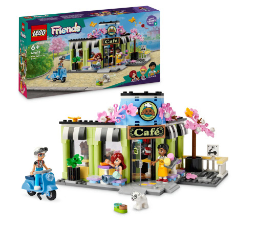 lego friends 42618 Конструктор "Кафе Хартлейк Сити" (426 дет.)