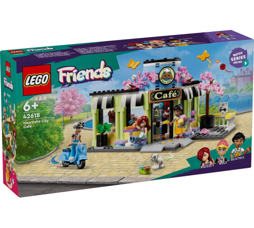 lego friends 42618 Конструктор "Кафе Хартлейк Сити" (426 дет.)