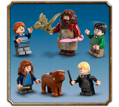 lego harry potter 76428 constructor "coliba lui hagrid: o vizita neasteptata" (896 el.)