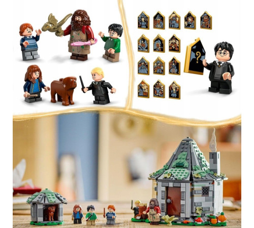 lego harry potter 76428 constructor "coliba lui hagrid: o vizita neasteptata" (896 el.)