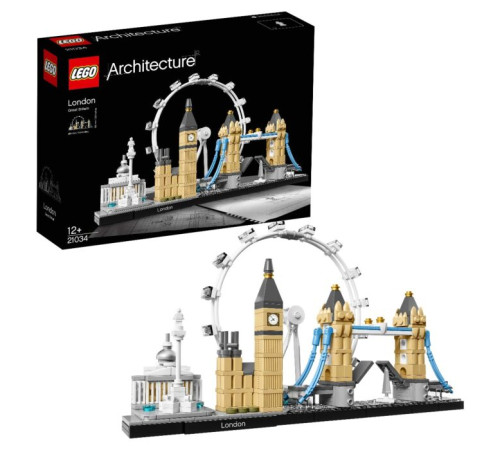 lego architecture 21034 constructor "londra" (468 el.)