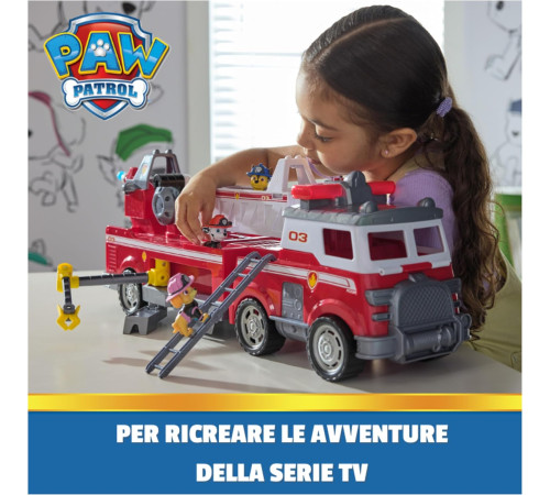 spin master 6072327 camion de pompieri mare paw patrol