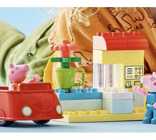 lego duplo 10434 constructor "peppa pig supermarket" (70 el.)