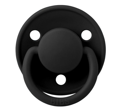 bibs suzeta rotunda din silicon de lux (0-36 luni) black