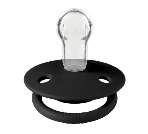 bibs suzeta rotunda din silicon de lux (0-36 luni) black