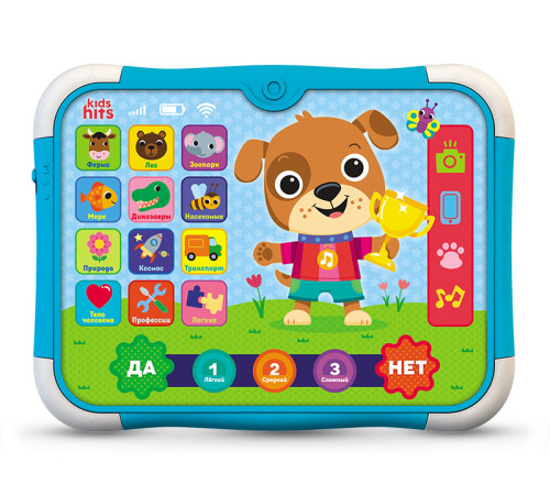 kids hits kh02/001 tabletă "smart puppy" (ru)