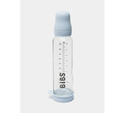 bibs biberon din sticlă (225 ml) baby blue