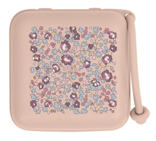  bibs container pentru depozitarea si sterilizarea suzetelor "liberty pacifier box" eloise blush