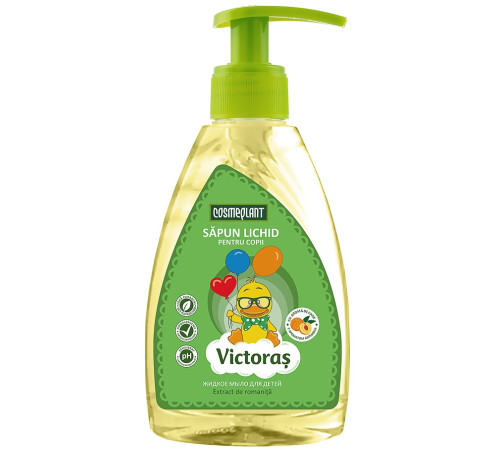  cosmeplant sapun lichid "victoras" cu aromă de caise (300 ml)