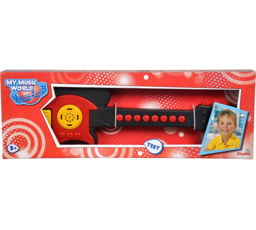 simba 6834389 chitara electronica pentru copii "primul meu instrument" (54 cm)