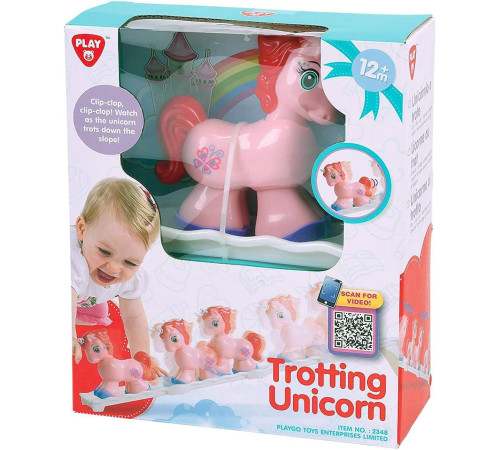 playgo 2348 set de joc "unicorn pe un tobogan"