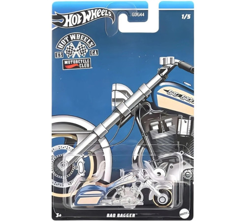 hot wheels hwr59 Коллекционный мотоцикл "motorcycle club" (в асс.)