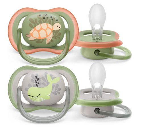 avent scf085/60 suzera din silicon ultra air (6-18 m) 2 buc.