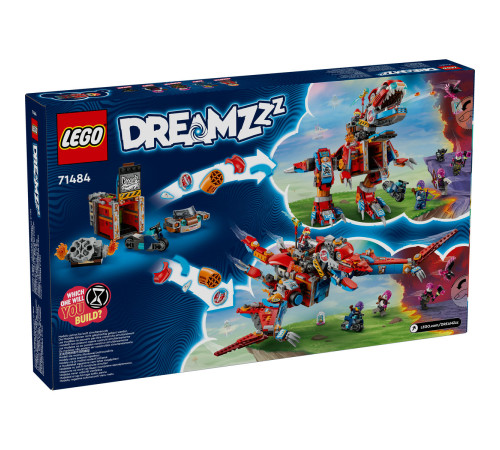 lego dreamzzz 71484 constructor "dinozaurul robot c-rex al lui coope" (917 el.)