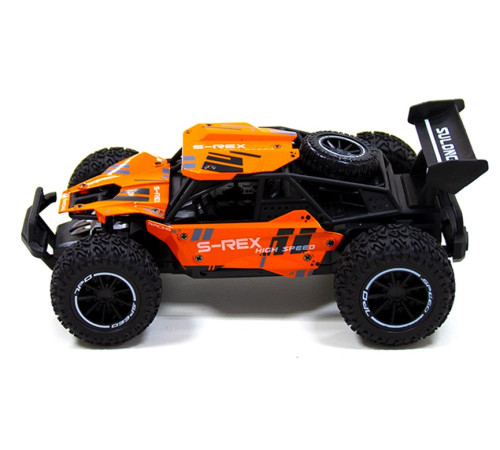 sulong toys sl-230rho masina cu telecomanda "metal crawler- s-rex, 1:16" (portocaliu)