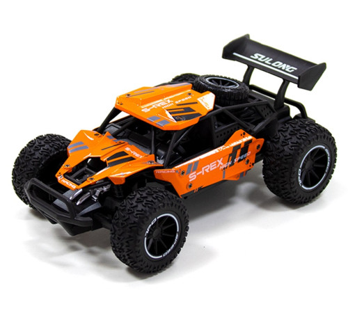 sulong toys sl-230rho masina cu telecomanda "metal crawler- s-rex, 1:16" (portocaliu)