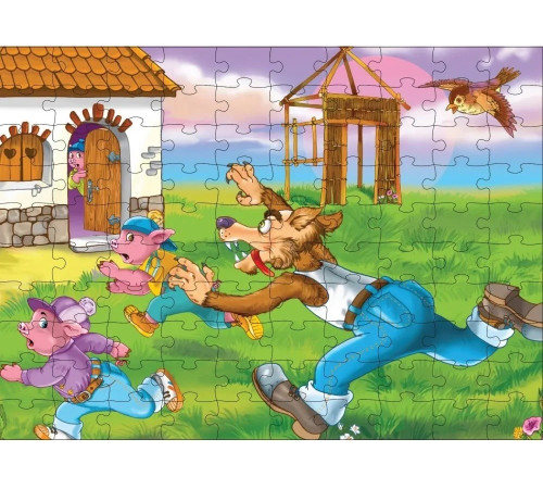 noriel nor2754 puzzle "cei trei purcelusi" (100 el.)