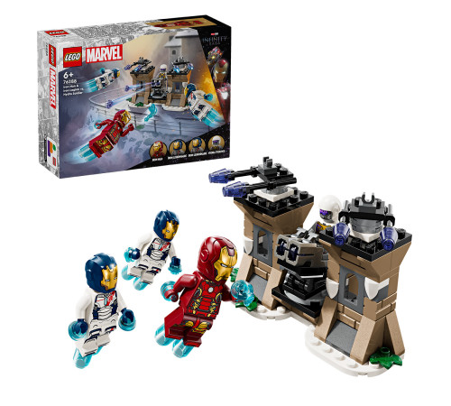 lego marvel 76288 constructor "iron man si legiunea de fier vs. soldat hydra" (135 el.)