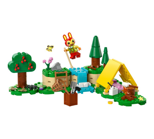 lego  animal crossing 77047 constructor "activitatile in aer liber ale lui bunnie" (164 el.)