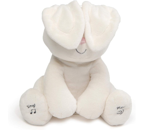 gund 6052939 jucărie interactivă "bunny flora" (30 cm.)