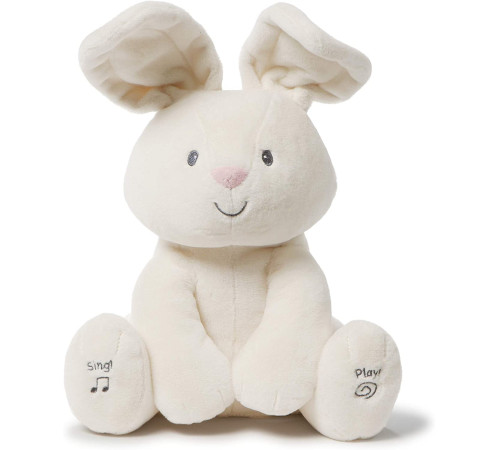 gund 6052939 jucărie interactivă "bunny flora" (30 cm.)