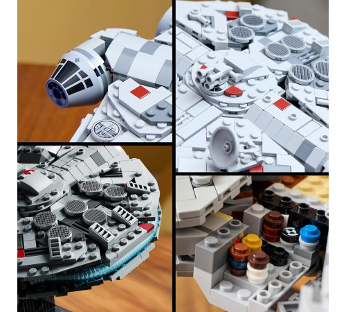 lego star wars 75375 Конструктор "Сокол тысячелетия" (921 дет.)