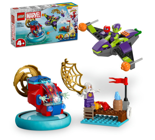 lego marvel 10793 constructor "spider-man vs green goblin" (84 el.)