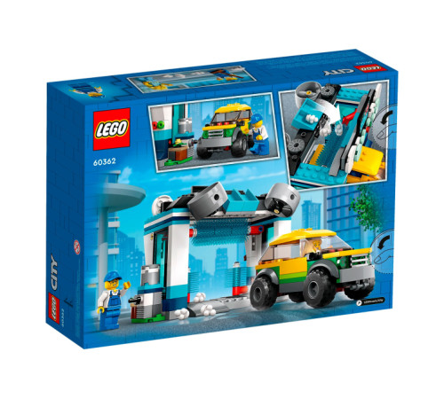 lego city 60362 constructor "spălătorie auto" (243el.)