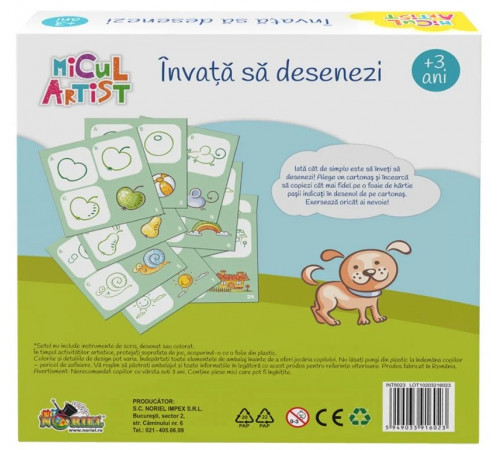 noriel int6023 joc "micul artist - invata sa desenezi"