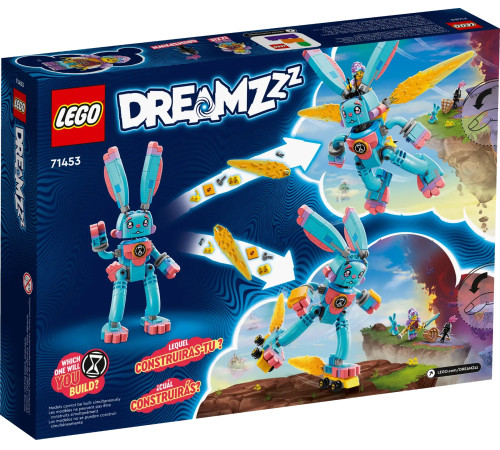 lego dreamzzz 71453 constructor "izzie si iepurasul bunchu" (259 el.)