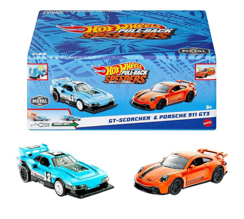 hot wheels hpr91 Набор из 2 гоночных машин (в асс.)