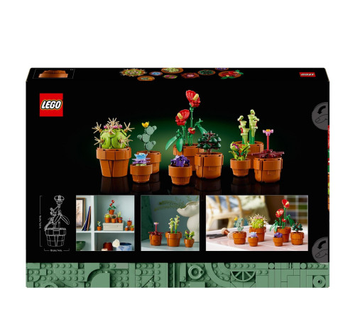 lego icons 10329 constructor "plante mici" (758 el.)