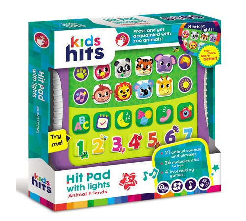  kids hits kh01/010 tabletă cu lumini "prieteni veseli"