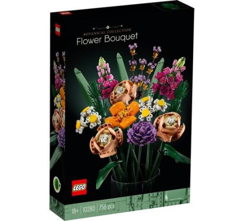 lego icons 10280 constructor "buchet de flori" (759 el.)