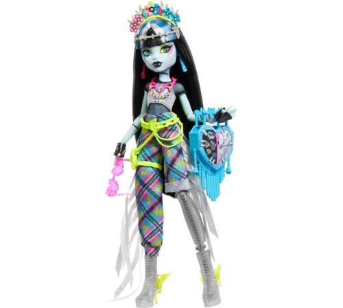  monster high hxh79 păpușă "monster festival frankie stein"