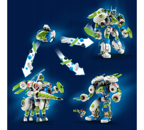 lego dreamzzz 71485 constructor "robotul de lupta al lui mateo si al cavalerului z-blob" (1333 el.)