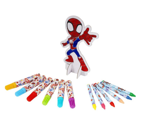 as kids 1023-68103 set de desen în rucsac "marvel spidey"