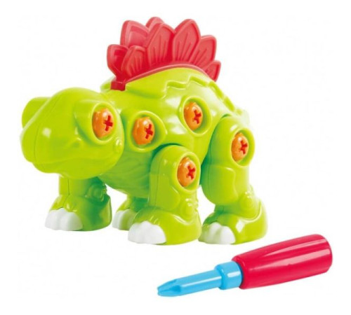 playgo 2046 set de joc "asamblați un dinozaur: stegosaurus”