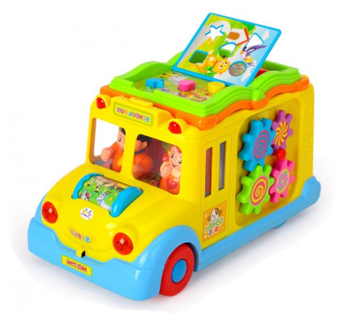  hola toys 796 Музыкальная игрушка "Школьный автобус"