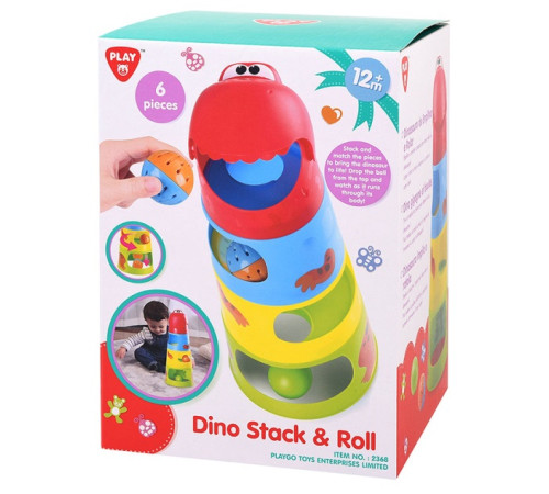 playgo 2368 jucărie de dezvoltare "turnul dino"