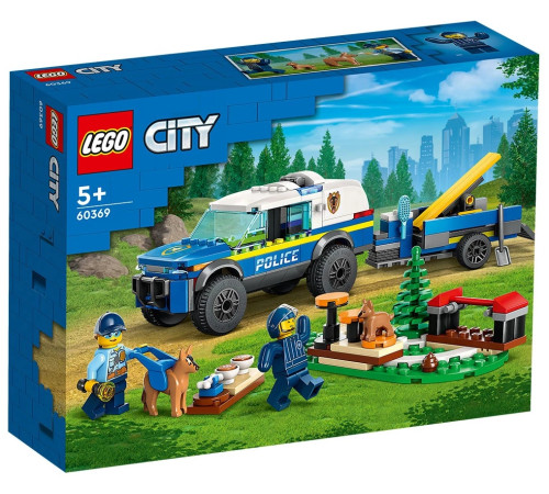 lego city 60369 constructor "antrenament pentru câini de poliție" (178 el.)