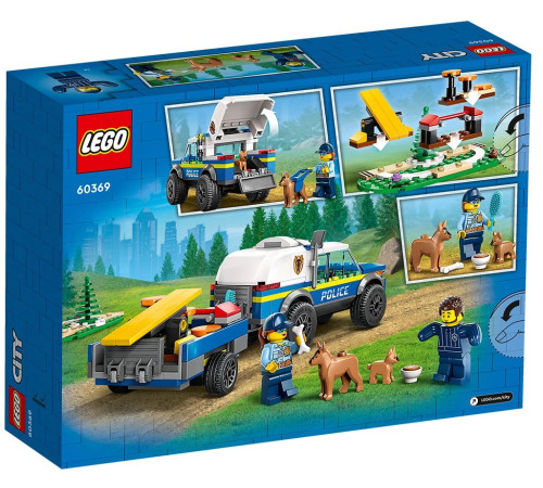 lego city 60369 constructor "antrenament pentru câini de poliție" (178 el.)