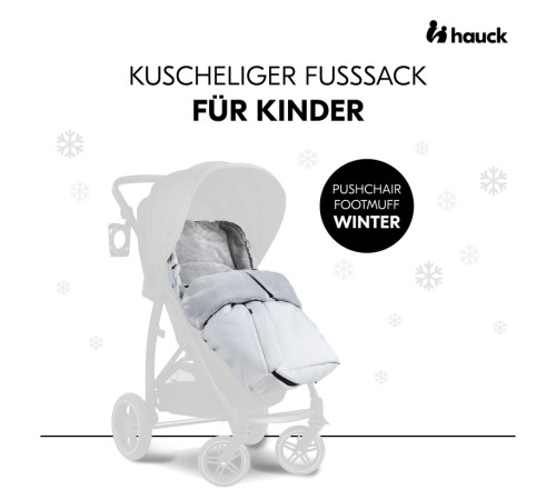 hauck Спальный мешок pushchair footmuff winter grey