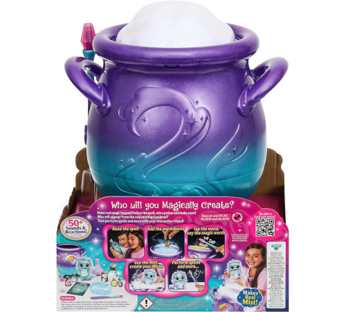 magic mixies 14950m set de joc "magic cauldron" (violet)