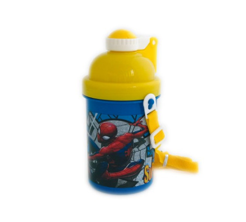 total office spr44453 cana de plastic "spiderman" (400 ml.)