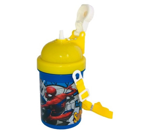 total office spr44453 cana de plastic "spiderman" (400 ml.)