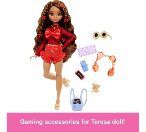 barbie hyc23 păpuşă "dream besties: theresa" cu accesorii