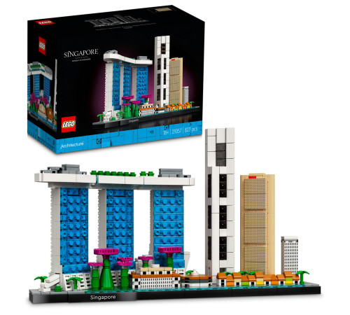 lego architecture 21057 constructor "singapore" (827 el.)